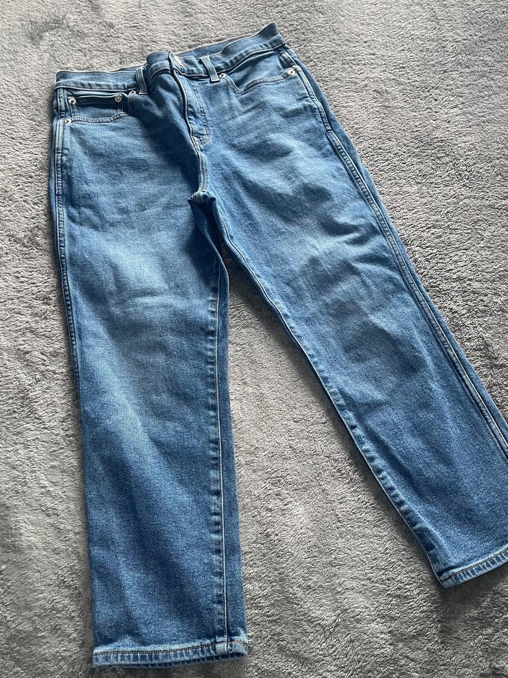 J. Crew Classic Vintage Jeans Size 28P High Rise Straight Leg Blue